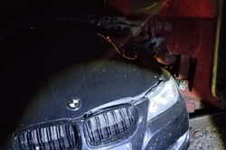 В Знаменском округе локомотив столкнулся с автомобилем