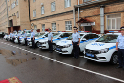 Тамбовским полицейским подарили новые служебные автомобили