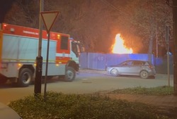 На Кронштадтской улице в Тамбове загорелся грузовик 