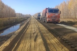 Разбитую трассу в Сосновском округе начали ремонтировать раньше запланированного срока