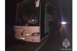 В Тамбовской области при столкновении автобуса и трактора пострадали семь человек
