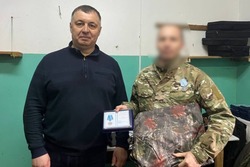 Бойцам спецоперации вручили медали Тамбовской области «За содействие СВО»