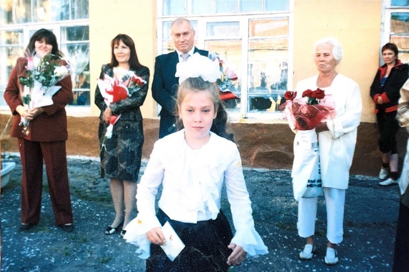 Анастасия Жукова. 1 сентября 2007 года. Первый раз в первый класс