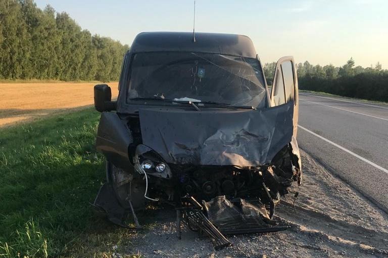 Авария газель и фура