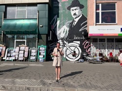В Тамбове появился мурал, посвящённый знаменитому конструктору 