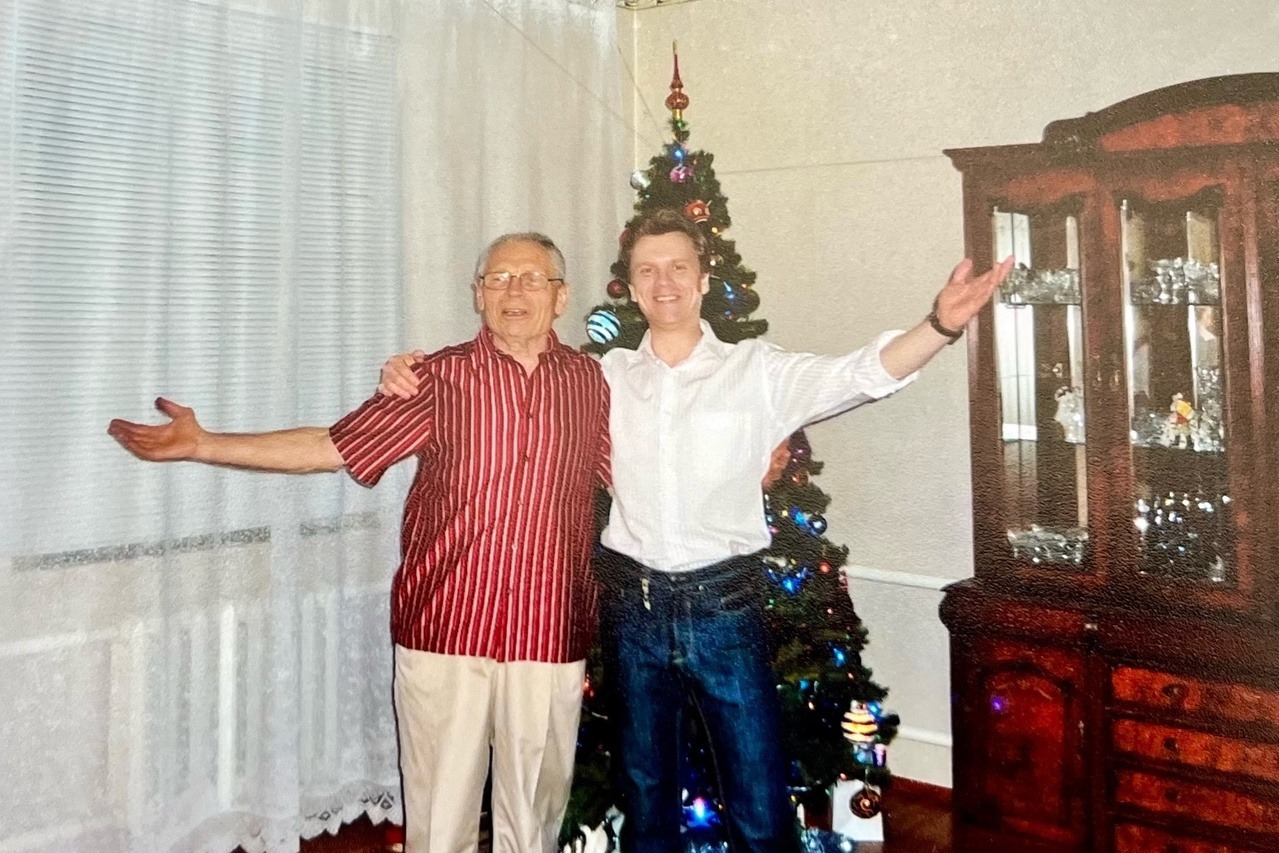 Сергей Николаевич с сыном Алексеем