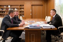 Евгений Первышов представил планы развития строительства и ЖКХ министру Иреку Файзуллину