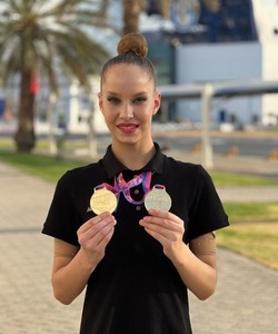 Моршанская гимнастка вернулась с турнира в Дубае с двумя золотыми медалями