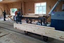 В Моршанском районе запустили новый цех по переработке древесины
