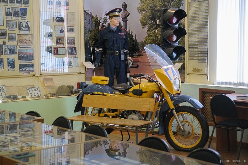 Мотоцикл, на котором нёс службу участковый инспектор милиции 1970-80-х годов