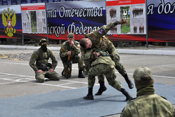 В Тамбове прошла военно-спортивная игра «Зарница»