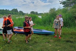 Дети из Тамбовщины и ЛНР состязались под Моршанском в гребле  на байдарках