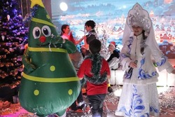 В тамбовском «Космосе» наступила снежная сказка