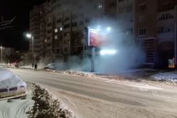 Тамбовский экипаж ГИБДД минувшей ночью помог ликвидировать последствия коммунальной аварии
