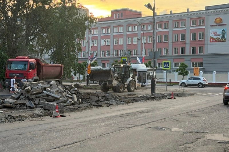 Две центральные улицы Тамбова отремонтируют по нацпроекту