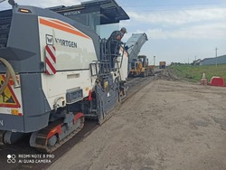 В Мучкапском округе ремонтируют дорогу к селу Покровка с применением новых технологий