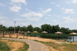 В Знаменке закрыли пляж из-за загрязнения воды