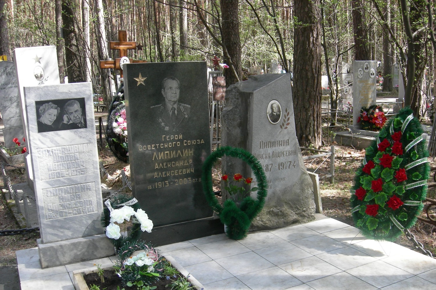 Место захоронения Александра Алексеевича Липилина в Екатеринбурге
