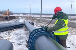 Строительство нового водопровода из полиэтиленовых труб начали на севере Тамбова