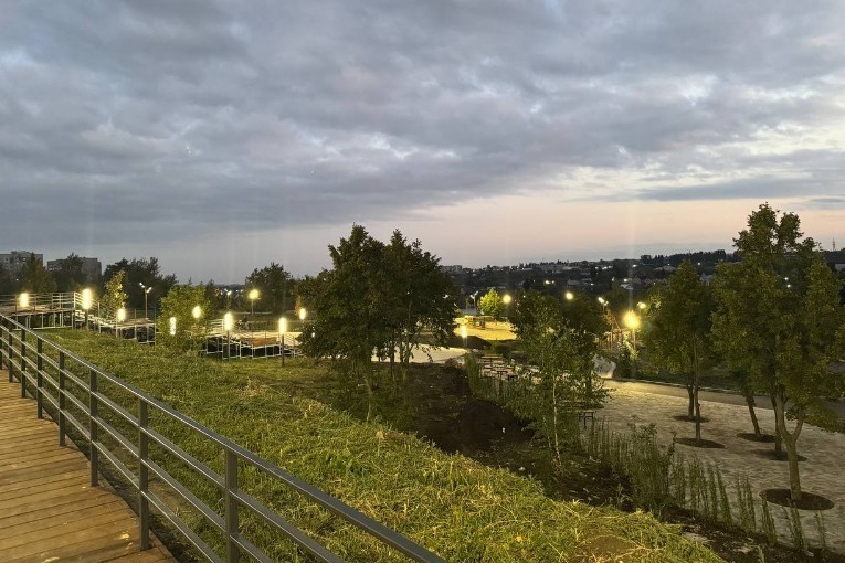 Общественное пространство в Ласковском карьере в Тамбове