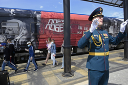 В Тамбов приехал «Поезд Победы»