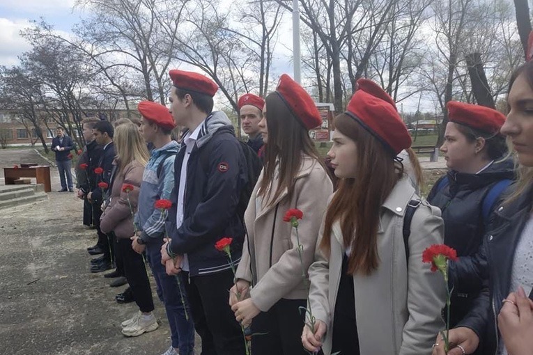На митинге в парке Воинской славы в очередную годовщину трагедии на Чернобыльской АЭС