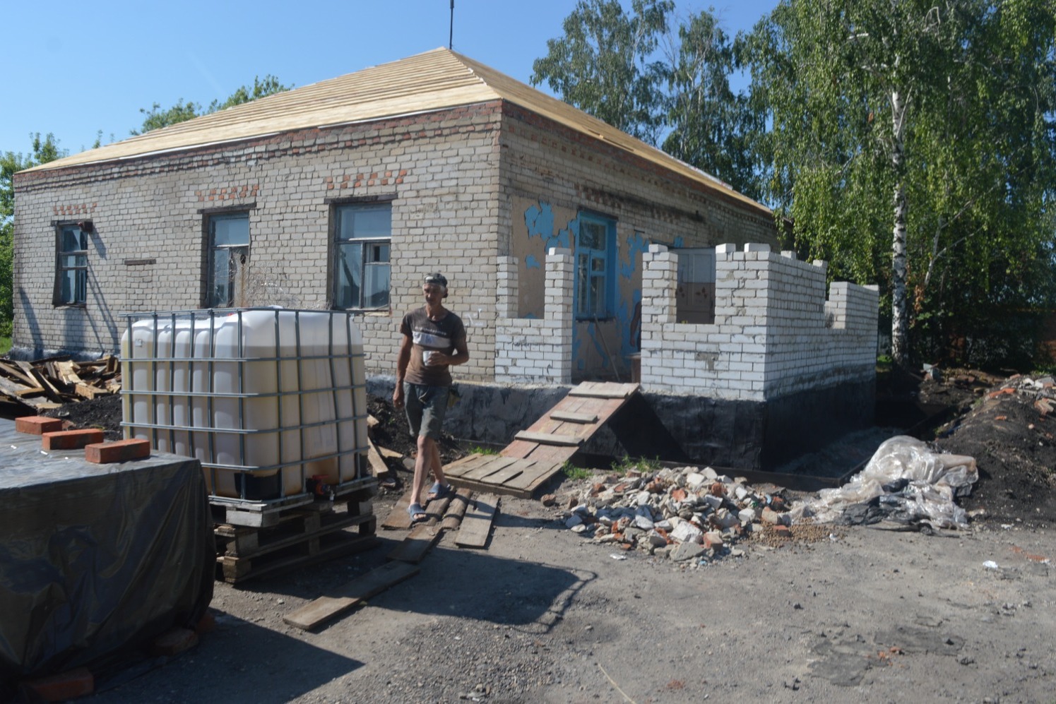 Во время капитального ремонта летом 2023 года