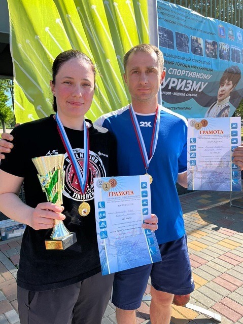 Любовь и Анатолий Агафонцевы – победители областных соревнования по водному слалому