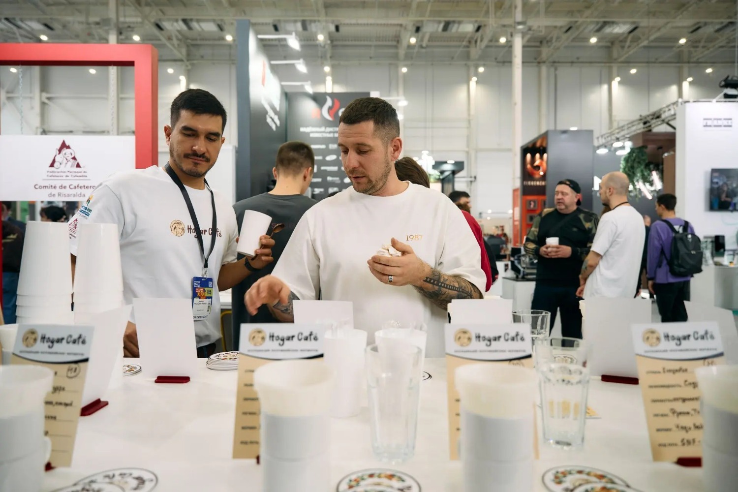 Представители компания «Hogar Café» на дегустации