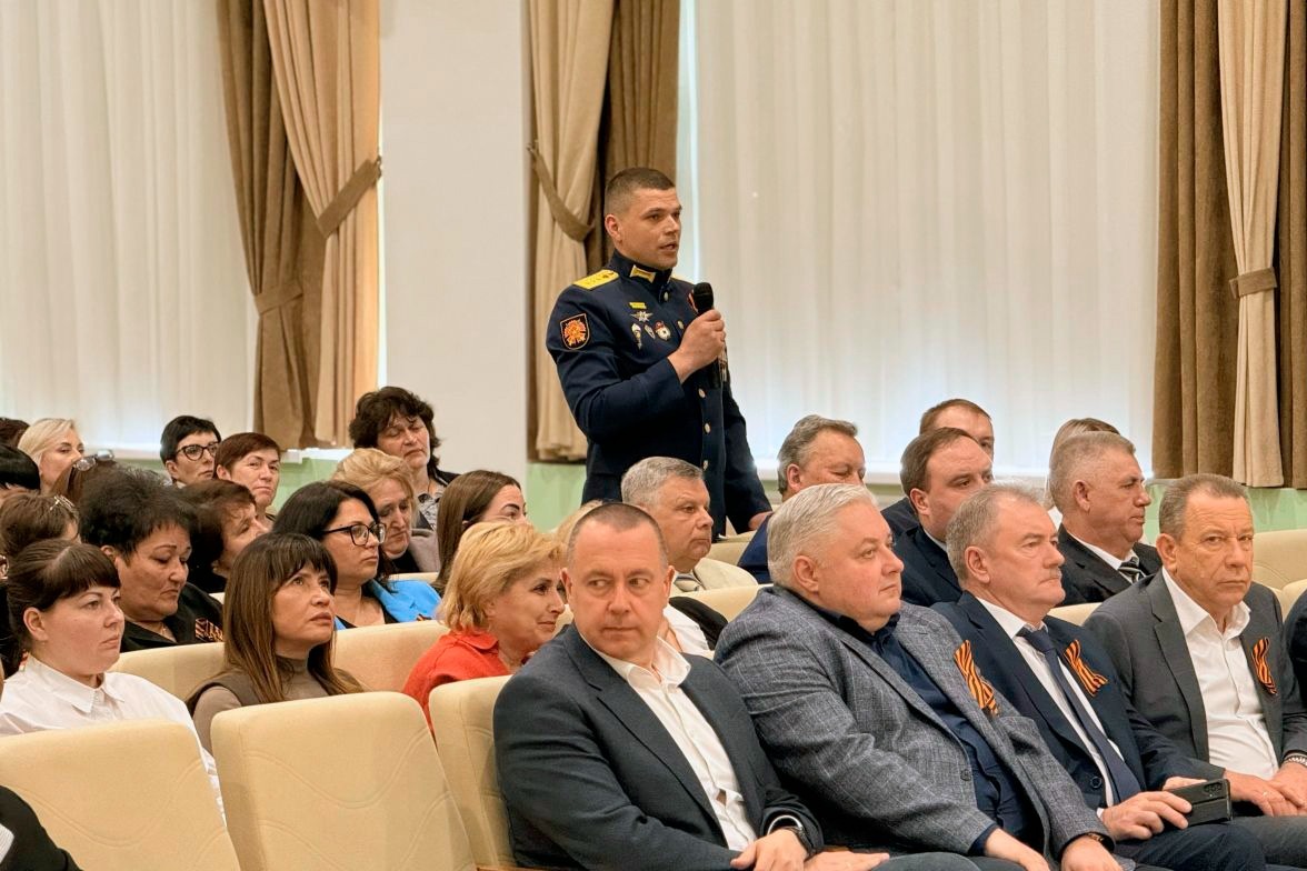 Юрий Шмелёв на встрече с врио главы Тамбовской области Евгением Первышовым