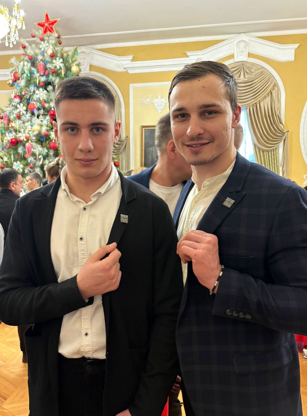 Данила Алешко с тренером Михаилом Гиоргадзе