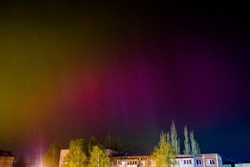 Любитель астрономии из Мичуринска зафиксировал в небе северное сияние