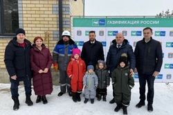 Многодетной семье из Мичуринского округа по президентской программе провели к дому газ