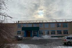 В селе Никольское Знаменского района ремонтируют школу и дошкольное отделение