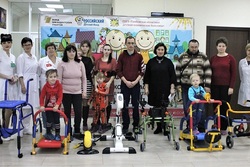 В Тамбовской области дети с ДЦП получили реабилитационные тренажёры