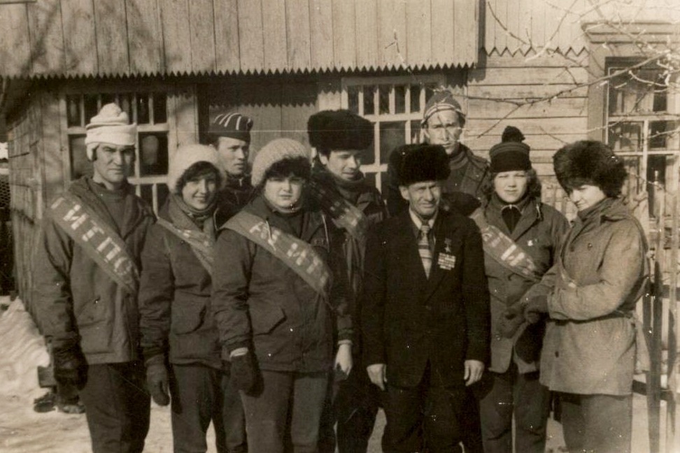 Ветеран Андрей Свистунов на встрече с молодёжным агит-активом