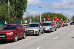 В Мичуринском округе провели победный автопробег