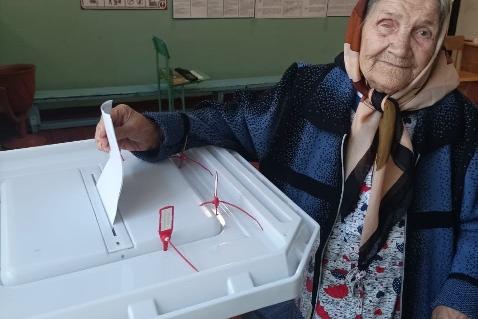 92-летняя Мария Крайнева из села Мельгуны выборы не пропускает. 