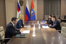 Развитие АПК Тамбовской области обсудили Евгений Первышов и Оксана Лут