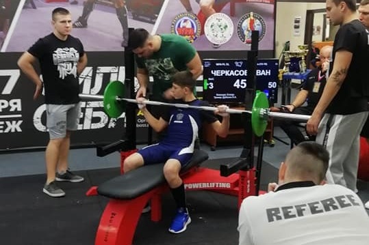 Павликов Руслан жим 345