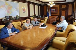 Губернатор Александр Никитин и глава Крыма Сергей Аксёнов обсудили вопросы дальнейшего сотрудничества