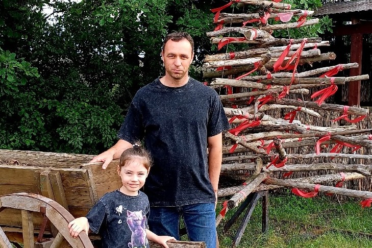 Николай с дочкой Кирой