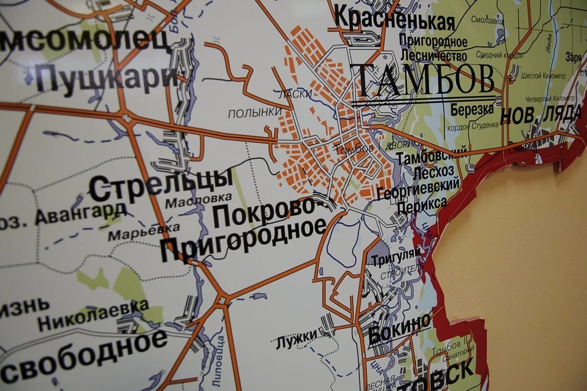 Покрово пригородное карта