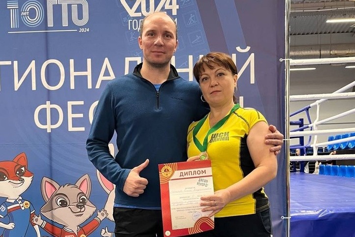 Елена Макарова с тренером Алексеем Жирковым
