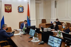 Губернатор Александр Никитин обсудил с главами муниципалитетов ситуацию с распространением коронавируса