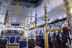 В Тамбове появились новогодние автобусы