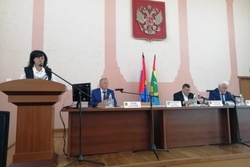 Глава Мичуринского района Галина Шеманаева выступила с отчётом о работе за год