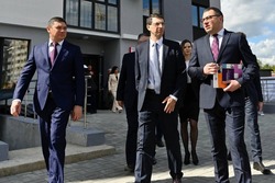 Игорь Щеголев и Евгений Первышов проверили ход строительства уникального студенческого дома в Тамбове