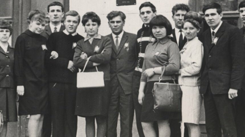 Секретари комсомольских  организаций  профтехучилищ Тамбовской области на комсомольской конференции,  1968 год