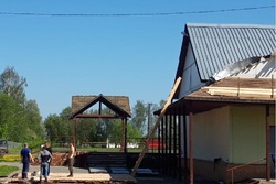 В Моршанском районе начался ремонт Дома культуры в селе Алгасово